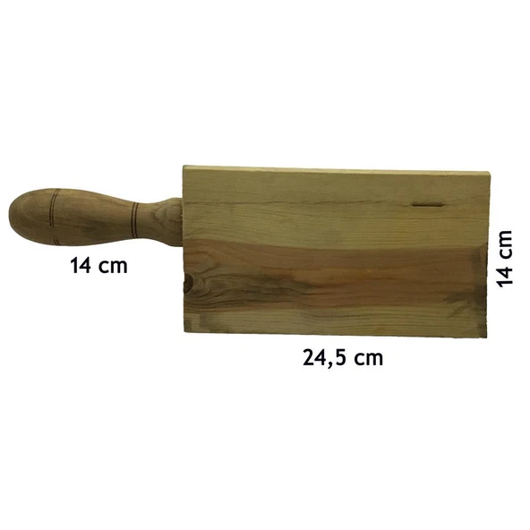 Tahta Oto Araç Araba Kamyon Tır Traktör Teker Takozu 24 cm ürün görseli 1