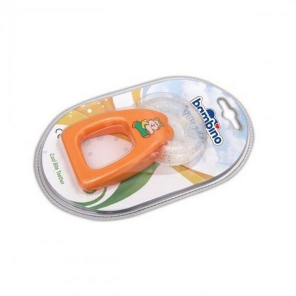 Bambino Sulu Diş Halkası - Turuncu ürün görseli 1