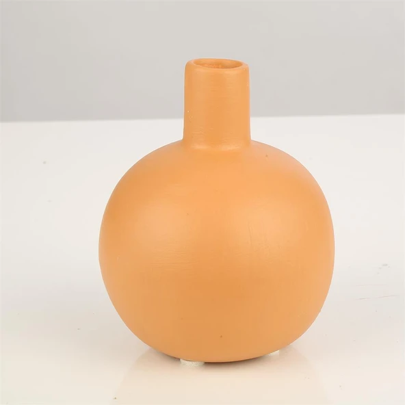 Vitale Seramik Vazo Turuncu AK.JF095004470-3 ürün görseli 1