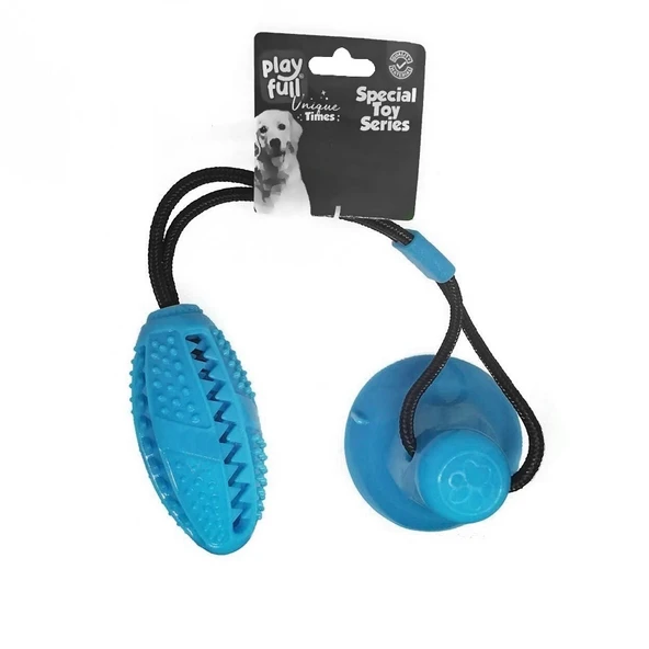 Playfull Yapışkanlı Ödül Hazneli Köpek Oyuncağı 5x12x56 Cm Mavi ürün görseli 1