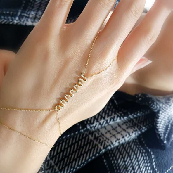 14k Altın Yılan Model Şahmeran - Resim 3