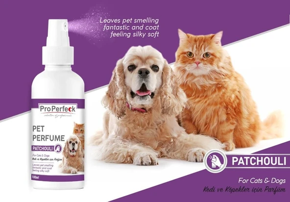 Pro Perfeck Kedi Ve Köpek Paçuli Parfüm 100 ml ürün görseli 1