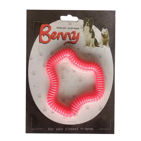 Benny Köpek Oyuncağı Sert 11 x 10 cm Kırmızı ürün görseli 1