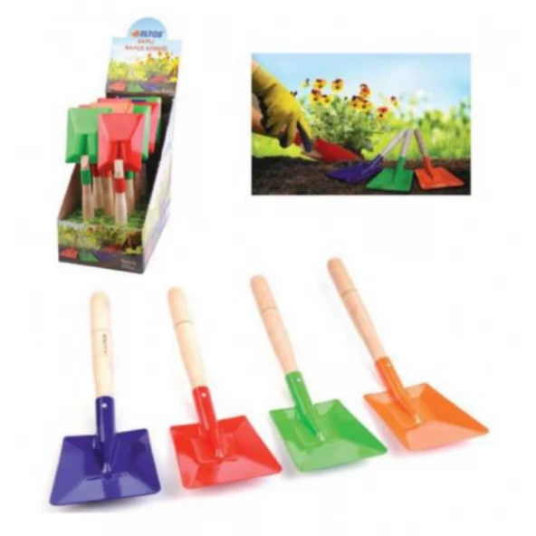 ELTOS MİNİ BAHÇE KÜREĞİ SAPLI 12x14 cm ürün görseli 1
