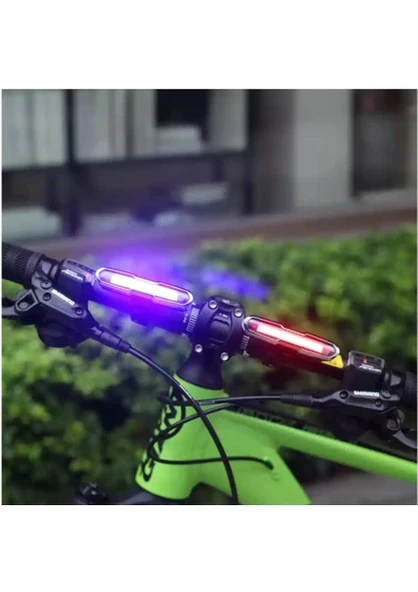 XBYC 6017-3 Bisiklet USB Şarjlı Polis Çakar Lamba ürün görseli 1