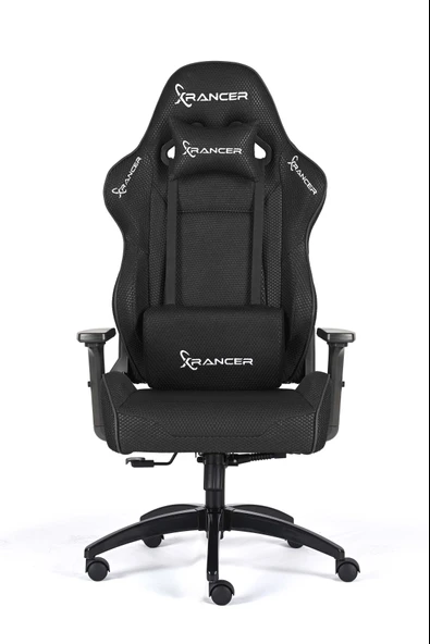 XRANCER ARES BLACK NEFES ALABİLEN FİLE KUMAŞ OYUNCU KOLTUĞU ürün görseli 1