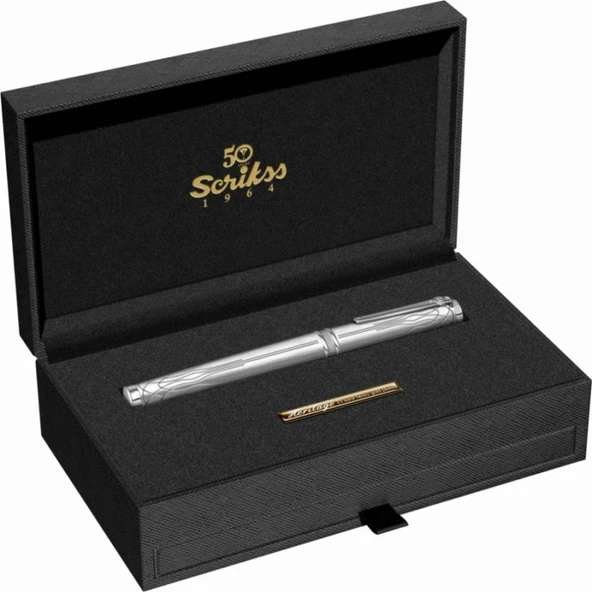 Scrikss 50. Yıl Özel Roller Kalem Heritage Platin ürün görseli 1