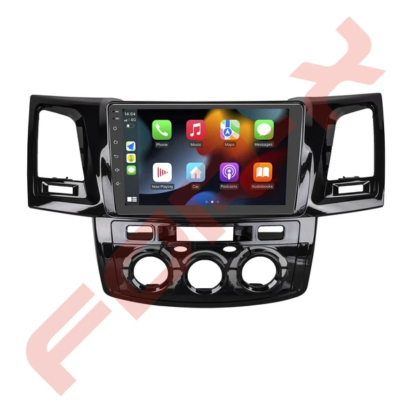 OTO TABLET ÇERÇEVE TOYOTA HILUX M/C 2008-2014 9" PIANO BLACK TAC-183 ürün görseli 1