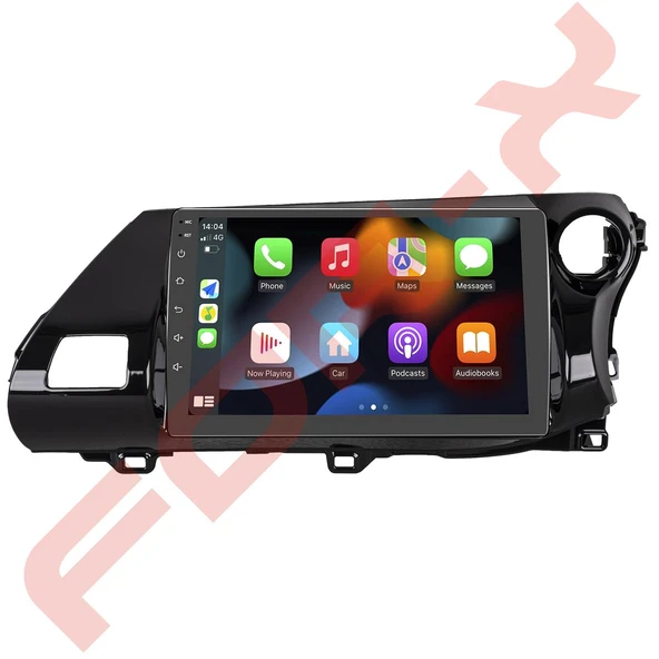 OTO TABLET ÇERÇEVE TOYOTA HILUX 2017+ 10,1" PIANO BLACK TAC-185 ürün görseli 1