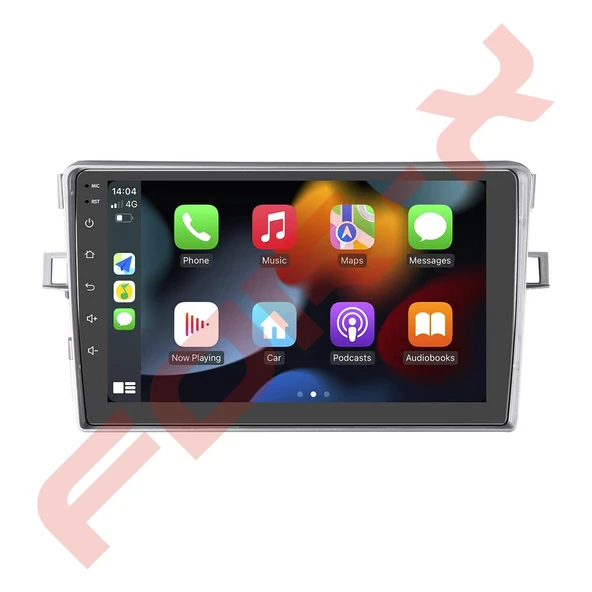 OTO TABLET ÇERÇEVE TOYOTA VERSO 2009-2018 9" GÜMÜŞ TAC-188 ürün görseli 1