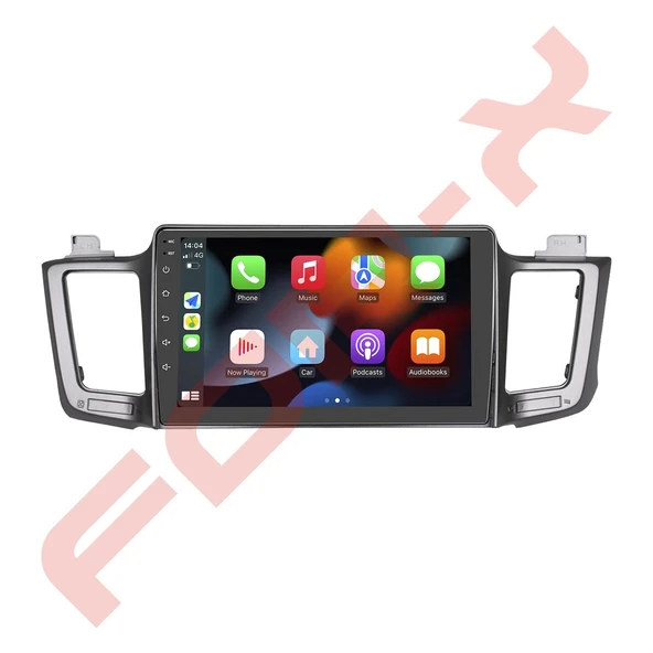 OTO TABLET ÇERÇEVE TOYOTA RAV4 2013+ 10,1" KOYU GÜMÜŞ TAC-190 ürün görseli 1