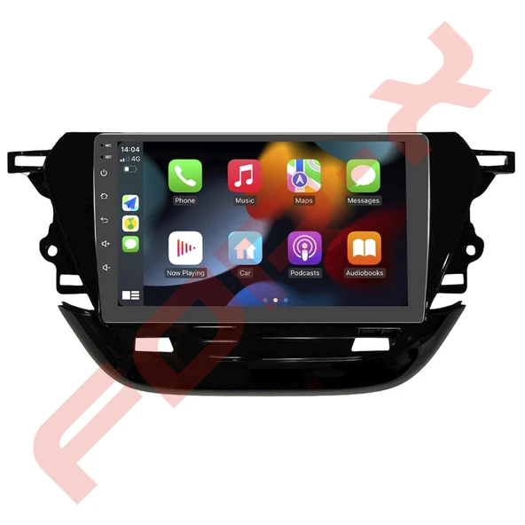 OTO TABLET ÇERÇEVE OPEL CORSA 2020+ 9' PIANO BLACK TAC-299 ürün görseli 1