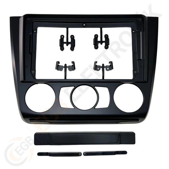 OTO TABLET ÇERÇEVE BMW 1 SERIES M/C E81-E82- E87-E88 2004-2012 9" SİYAH TAC-005 ürün görseli 1