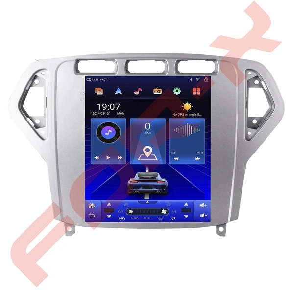 OTO TABLET ÇERÇEVE FORD MONDEO 2007-2011 9.7" GÜMÜŞ TAC-221 ürün görseli 1