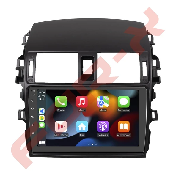 OTO TABLET ÇERÇEVE TOYOTA COROLLA 2007-2012 9" SİYAH TAC-271 ürün görseli 1