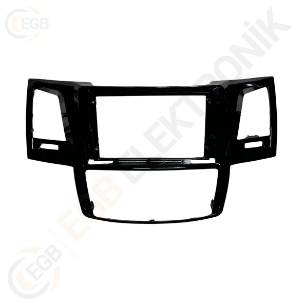 OTO TABLET ÇERÇEVE TOYOTA HILUX M/C 2008-2014 9" PIANO BLACK TAC-183 ürün görseli 1