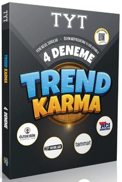 TYT 4 Deneme Sınavı Trend Karma ürün görseli 1