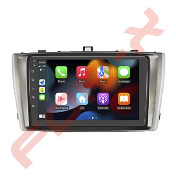 OTO TABLET ÇERÇEVE TOYOTA AVENSİS 2009-2015 9' GÜMÜŞ TAC-304 ürün görseli 1