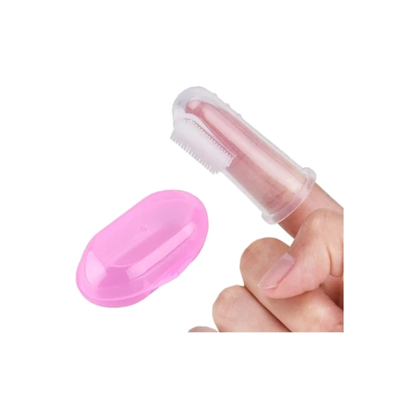 Markapet Kedi ve Köpek Parmak Diş Fırçası 5.5 cm Pembe ürün görseli 1