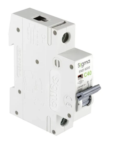 Sigma - 1P C 40 6kA Monofaze Anahtarlı Otomatik Sigorta 6SM140C ürün görseli 1