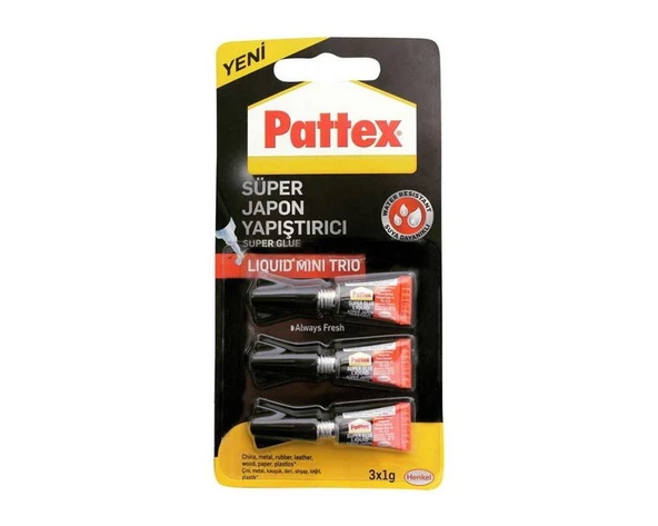 PATTEX YAPISTIRICI JAPON SUPER MINI 3x1 GR 1943764 ürün görseli 1