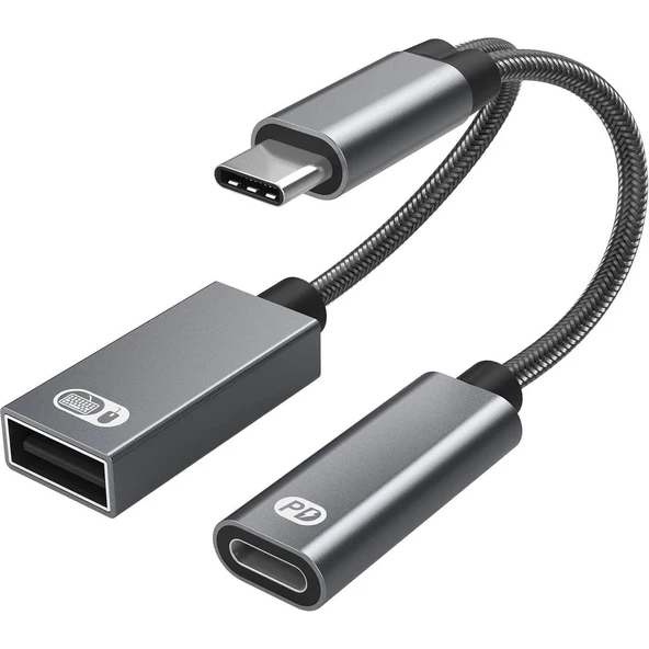 HEPU HP-Z05 Type-C - USB 2.0 OTG 60W Hızlı Şarj Destekli Kablo ürün görseli 1