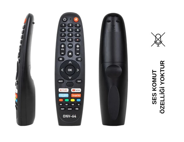 (SES KOMUTSUZ) ONVO-PROFİLO-SABA LCD LED TV KUMANDA ürün görseli 1
