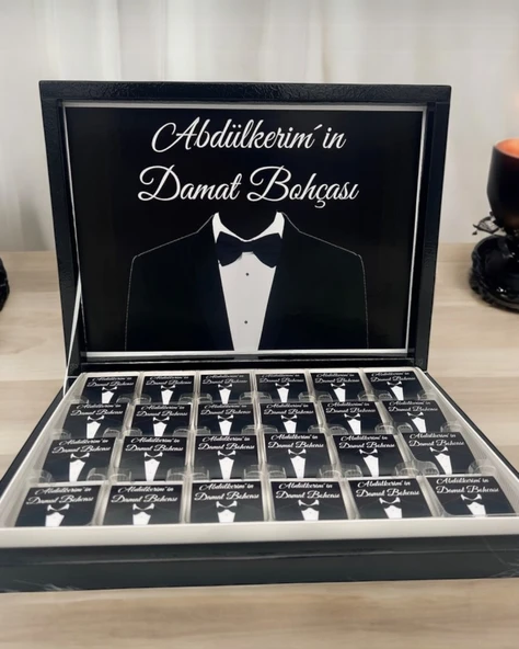 Juno Söz Nişan Damat Bohça Çikolatası ürün görseli 1