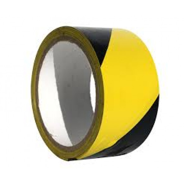 Yer İşaretleme Bantı 50 mm x 30 Mt. Sarı-Siyah ürün görseli 1