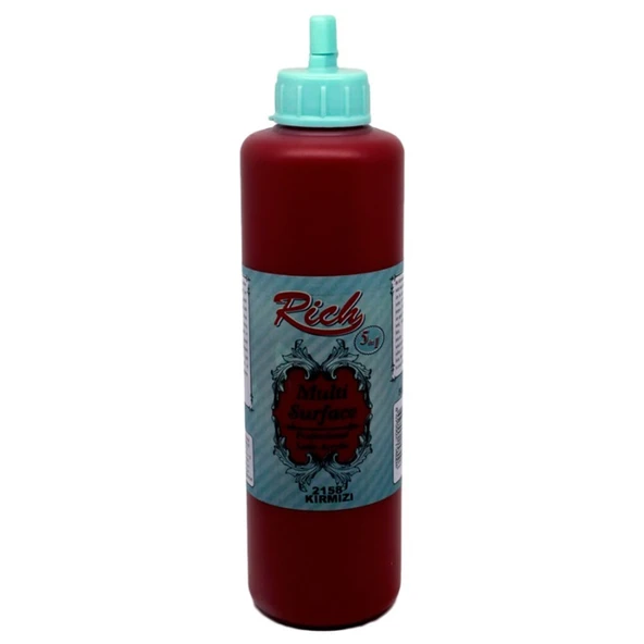 Rich Multi Surface Akrilik Boya 500ml 2158 Kirmizi ürün görseli 1