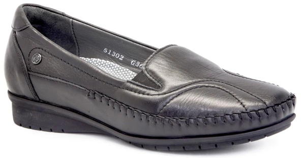 Forelli Frl 21Y 51302 Siyah Bayan Ayakkabı Comfort ürün görseli 1