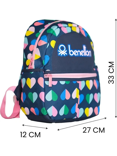 Unıted Colors Of Benetton Mini Kalp Kız Çocuk Anaokul Çantası 13027 ürün görseli 1