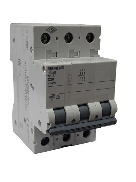 Siemens 3x20A C Tipi Otomatik Sigorta ürün görseli 1