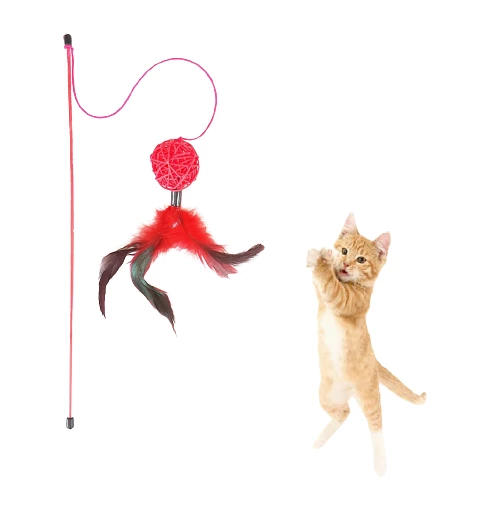 Kedi Oltası Tüylü Top 40 Cm ürün görseli 1