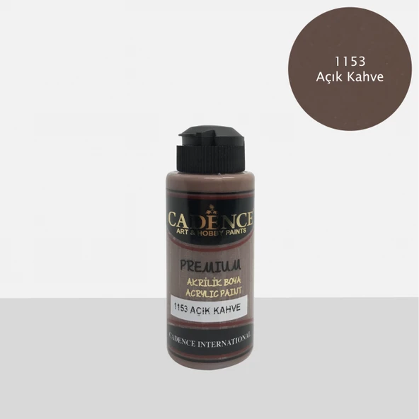 PREMIUM AKRİLİK BOYA 1153 AÇIK KAHVE 120ML ürün görseli 1