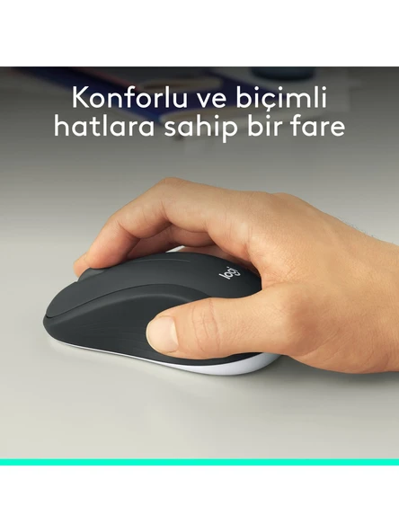 Logitech MK540 ADVANCED Kablosuz Türkçe Klavye Mouse Seti - Siyah - Resim 3
