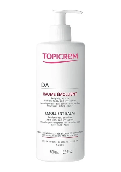 Topicrem DA Emollient Balm Vücut Balmı 500 ml ürün görseli 1
