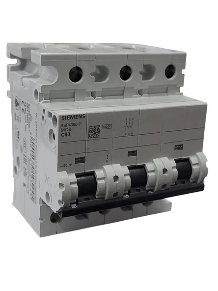 Siemens 3x80A C Tipi 6kA Otomatik Sigorta ürün görseli 1