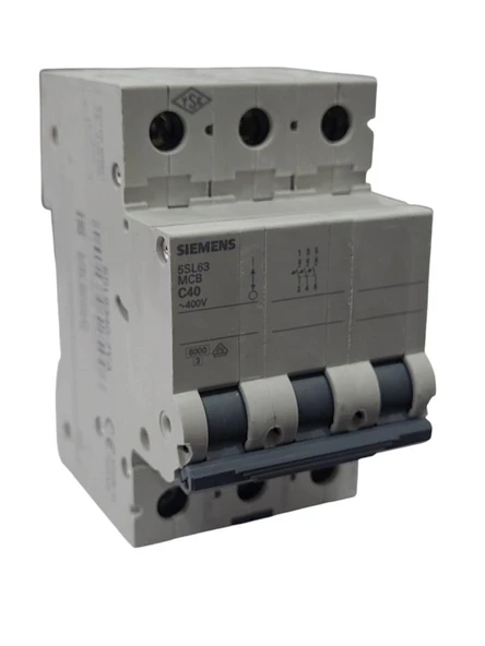 Siemens 3x40A C Tipi 6kA Otomatik Sigorta ürün görseli 1