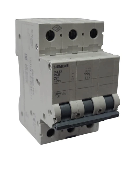 Siemens 3x25A C Tipi 6kA Otomatik Sigorta ürün görseli 1