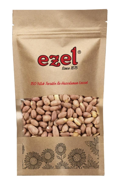 Ezel Kuruyemiş Kavrulmuş Jumbo Tuzsuz Yer Fıstığı 750g - Zipli Ambalaj ürün görseli 1