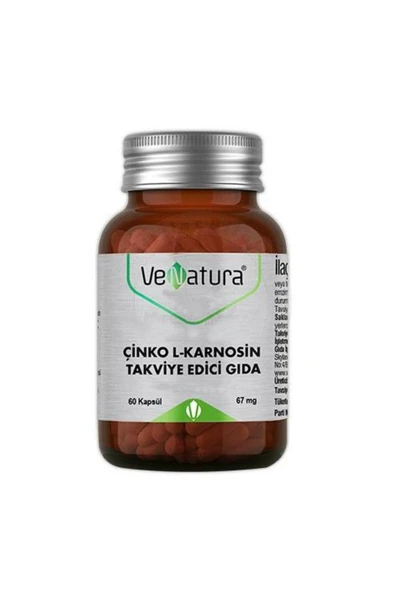 Venatura Çinko L-karnosin 67mg 60 Kapsül ürün görseli 1