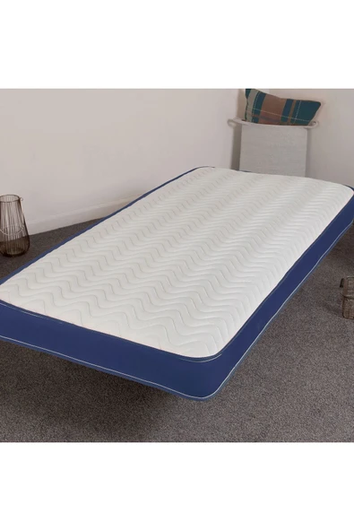 Ölçü Seçenekli Full Ortopedik Sünger Yatak Lacivert 10 cm ürün görseli 1