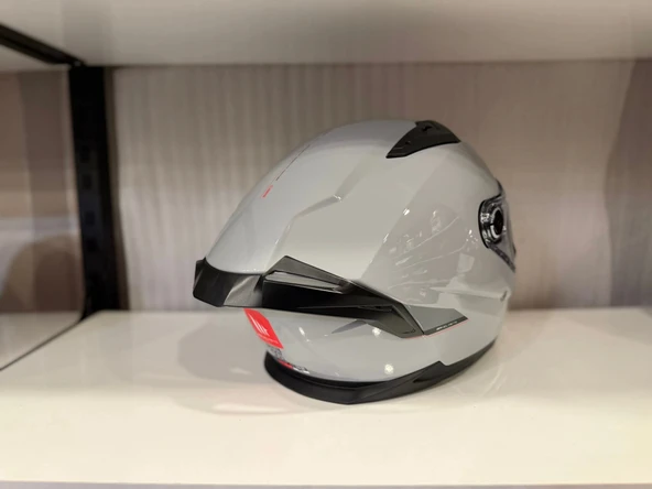 KASK MT BRAKER SV SOLİD A12 PARLAK NARDO GRİ - Resim 6