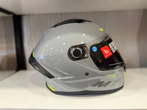 KASK MT STINGER A12 PARLAK NARDO GRİ - Resim 2
