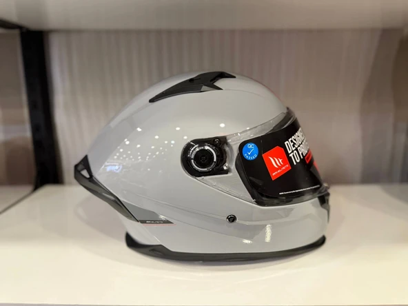 KASK MT BRAKER SV SOLİD A12 PARLAK NARDO GRİ - Resim 4