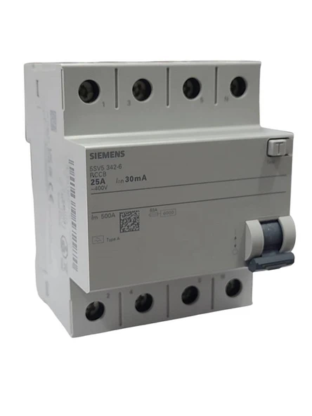 Siemens 4x25A 30mA Kaçak Akım Rölesi ürün görseli 1
