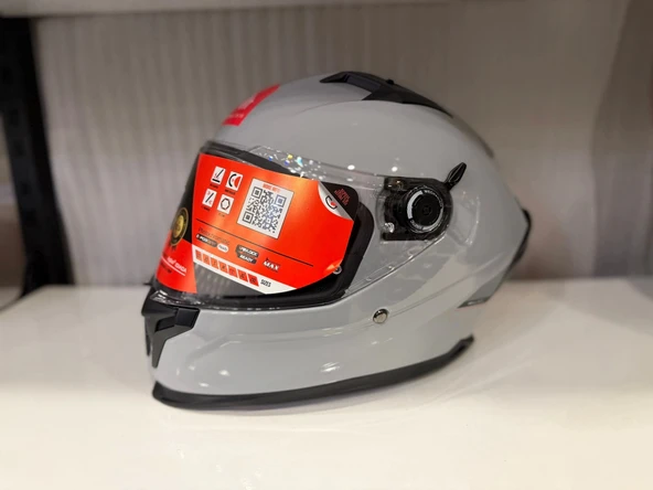 KASK MT BRAKER SV SOLİD A12 PARLAK NARDO GRİ ürün görseli 1