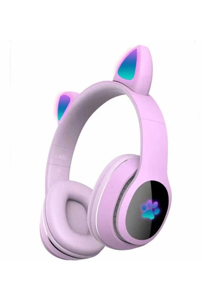 Kablosuz Kulaklık Bluetooth Mikrofonlu Kulaküstü Kulaklık Led Işıklı Katlanabilir ürün görseli 1