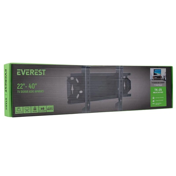 EVEREST TK-25 STARK 12"-40" LCD-LED TV ASKI APARATI ürün görseli 1